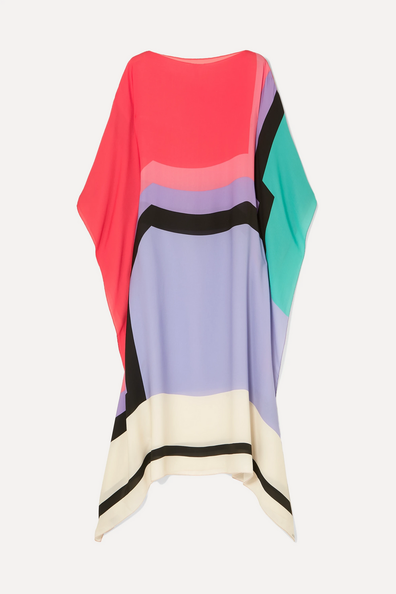 Rilinda | Kaftan élégant avec imprimé géométrique