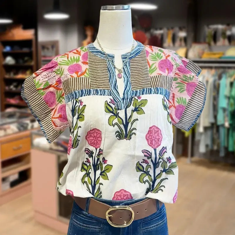 Cloe | Blouse bohème élégante