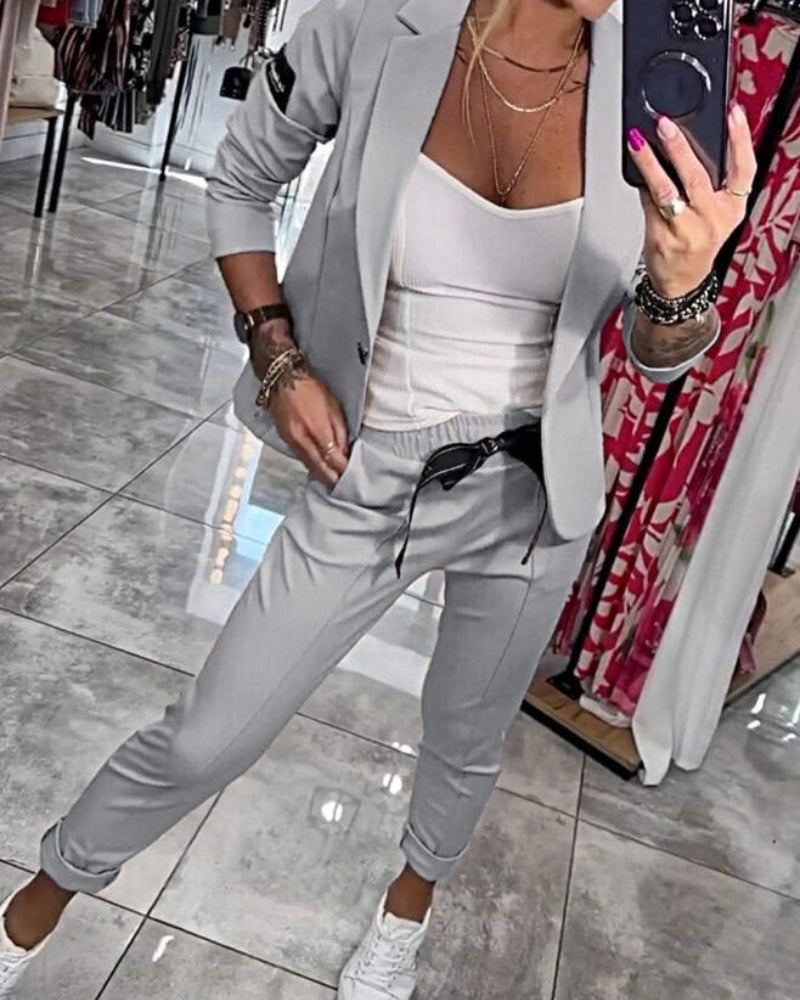 Malou | Ensemble blazer élégant et jogger