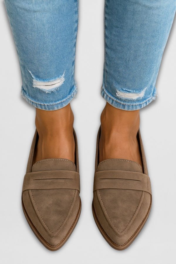 Mocassins en daim
