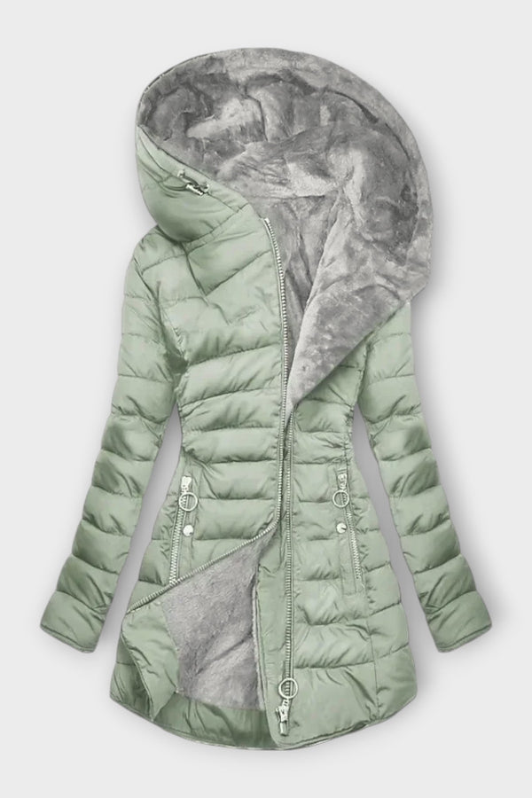 Kori - Manteau Douillet Doublé de Fourrure