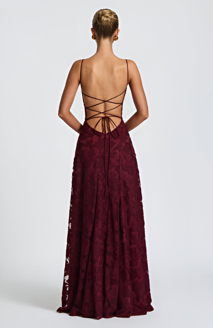 Franciszka™ | Robe longue en dentelle