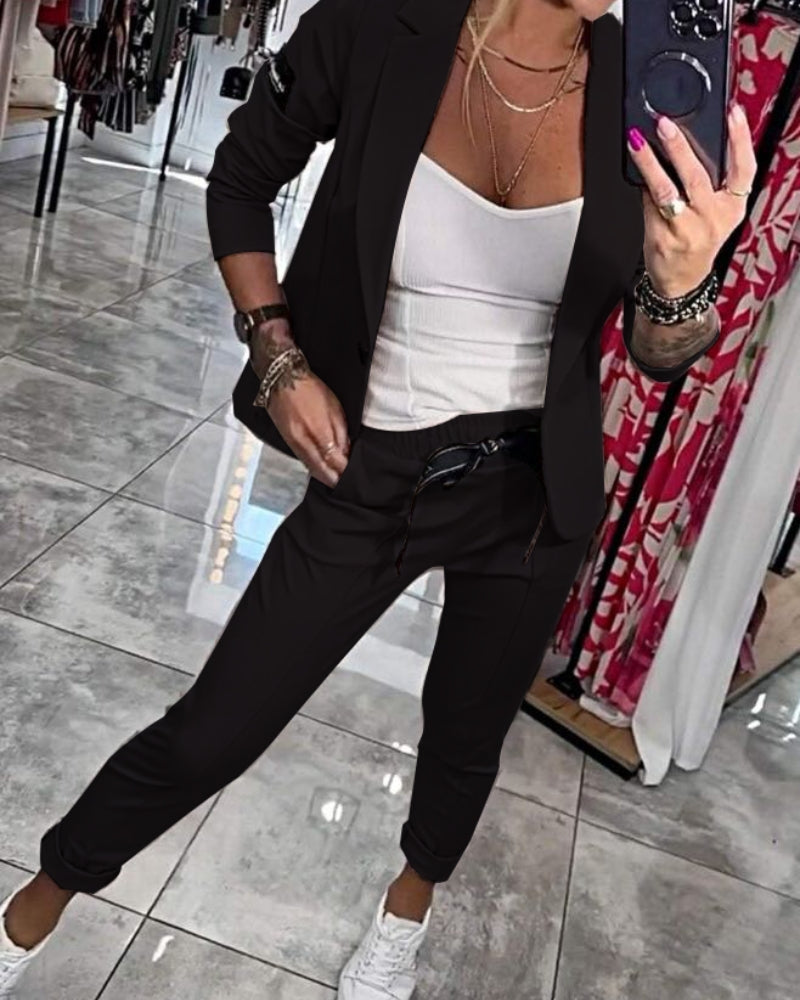 Malou | Ensemble blazer élégant et jogger