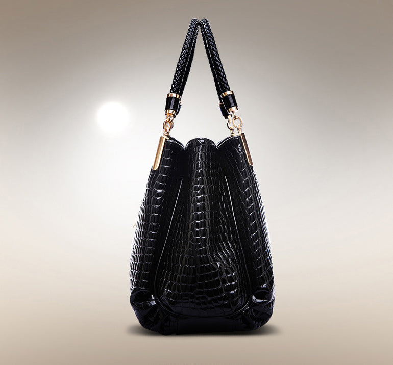 Isabella™ Élégance Durable | Sac à Main Stylé à Motif Croco