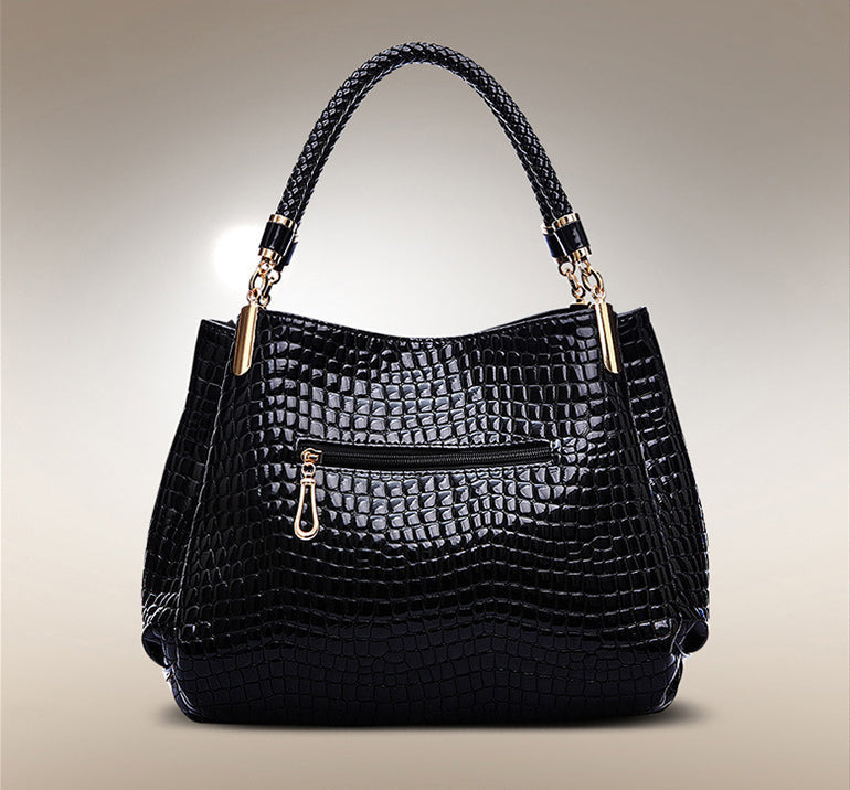 Isabella™ Élégance Durable | Sac à Main Stylé à Motif Croco