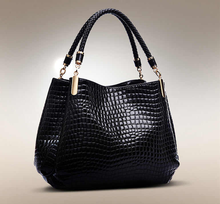 Isabella™ Élégance Durable | Sac à Main Stylé à Motif Croco