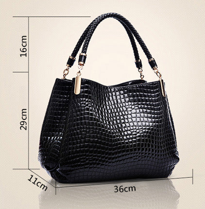 Isabella™ Élégance Durable | Sac à Main Stylé à Motif Croco