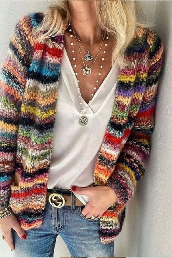 Sarai - Veste Cardigan en Faux Pull