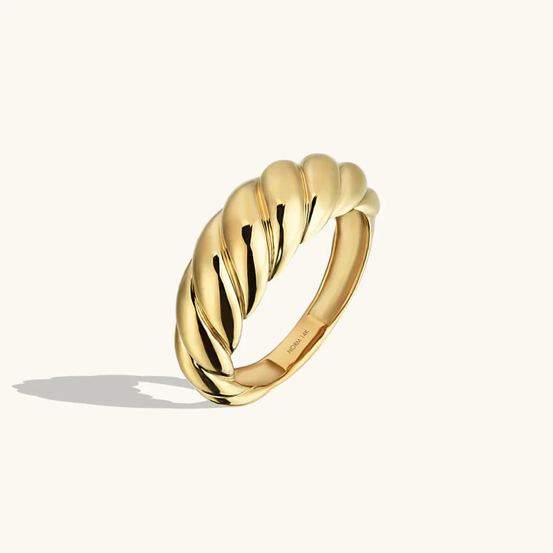 Anneau Croissant | Or