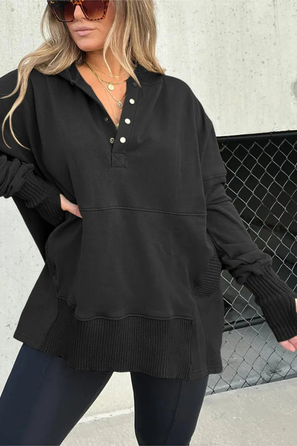 MAGGIE - SWEAT À CAPUCHE FLUIDE PREMIÈRE CLASSE