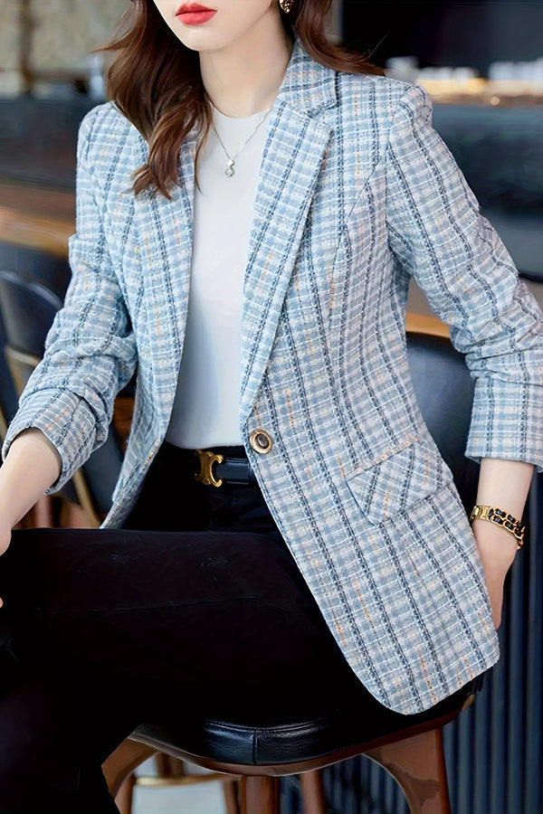 Madison™ - Blazer à carreaux élégant