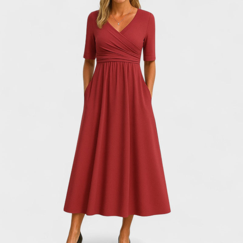 Phoebe | Robe midi élégante
