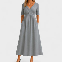 Phoebe | Robe midi élégante