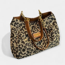 Sac à bandoulière avec imprimé animalier