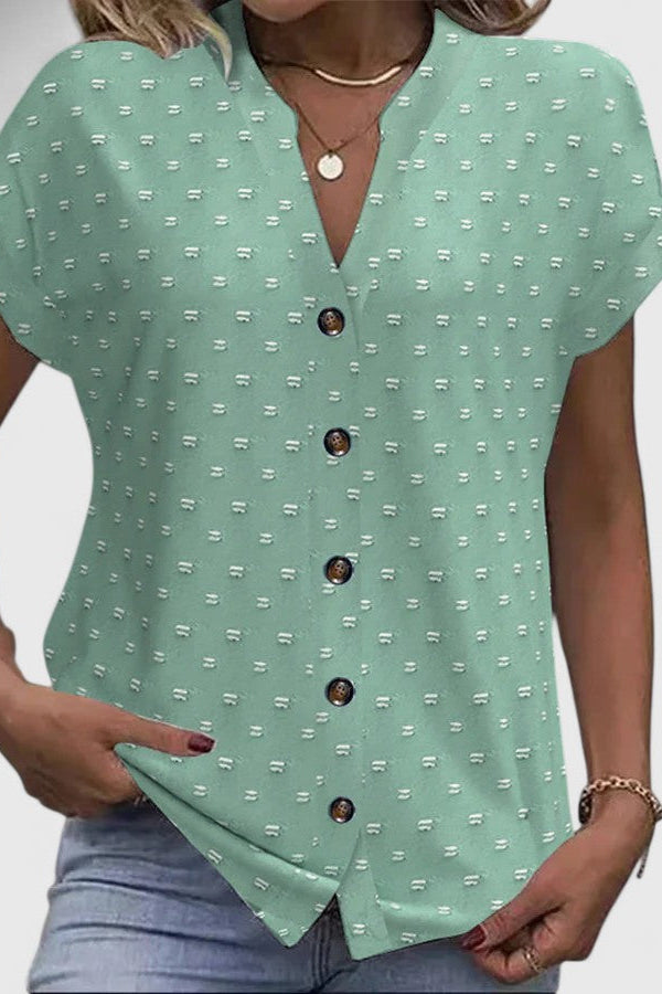 Miles | Chemise confortable à col en V