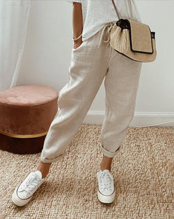Ely | Pantalon en lin de luxe anti-transpiration