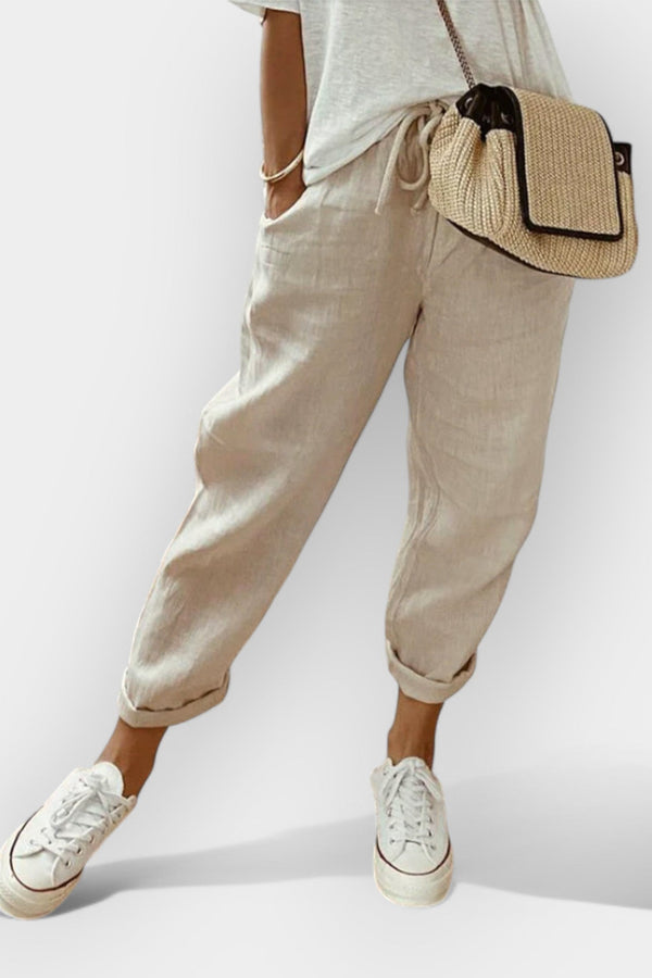 Pantalon léger en lin