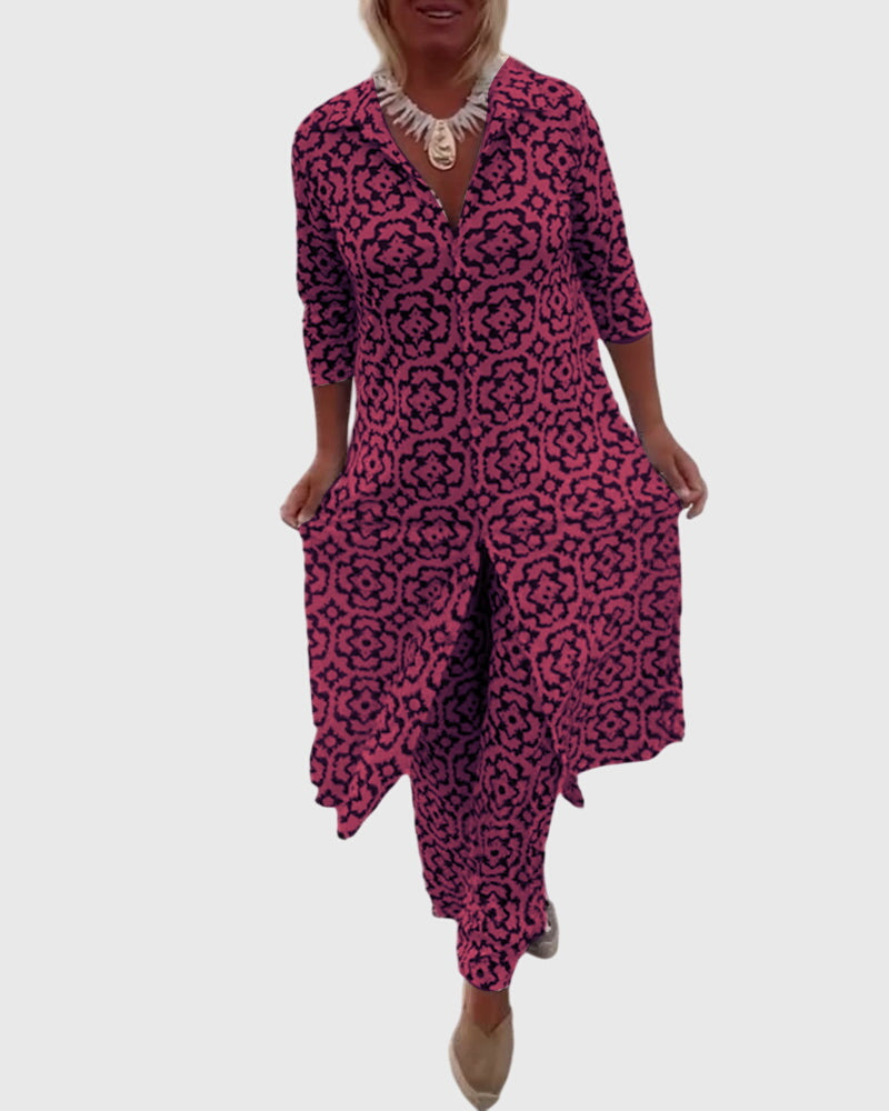 Gabriella™ | Ensemble Deux-Pièces Vintage Élégant