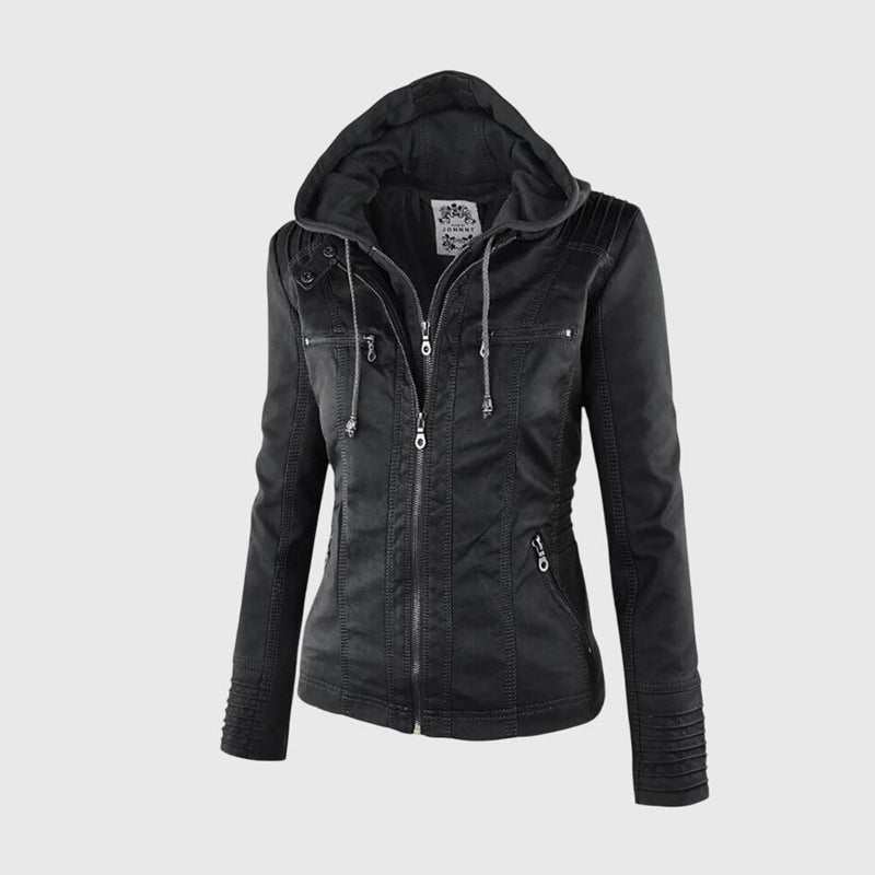 KAROLINE™ La veste en cuir élégante et unique