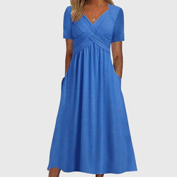 Viola™ | Robe midi avec contrôle du ventre