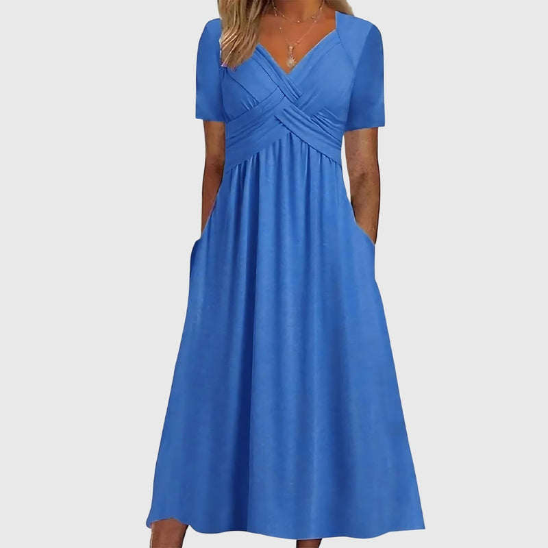 Viola™ | Robe midi avec contrôle du ventre