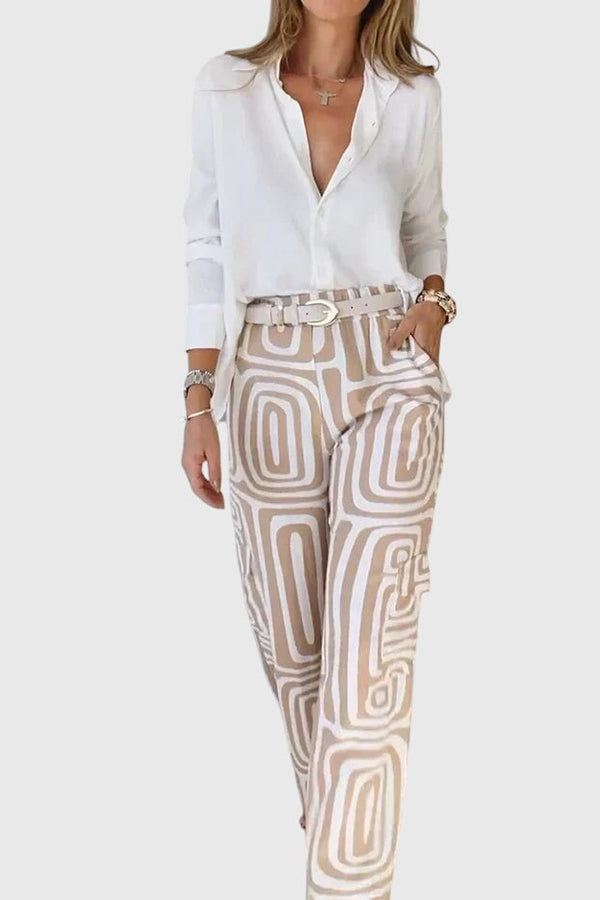 Emilia™ | Pantalon élégant + Blouse et ceinture offertes