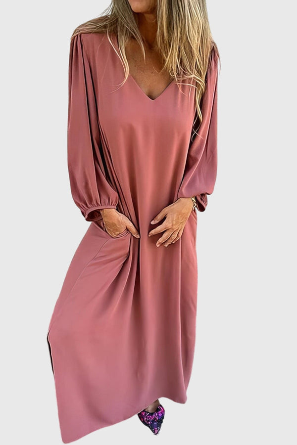 Carol™ - Robe longue bohème avec poches