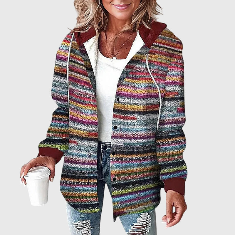 Martina™ | Veste à patte de boutonnage en mesh pour femmes