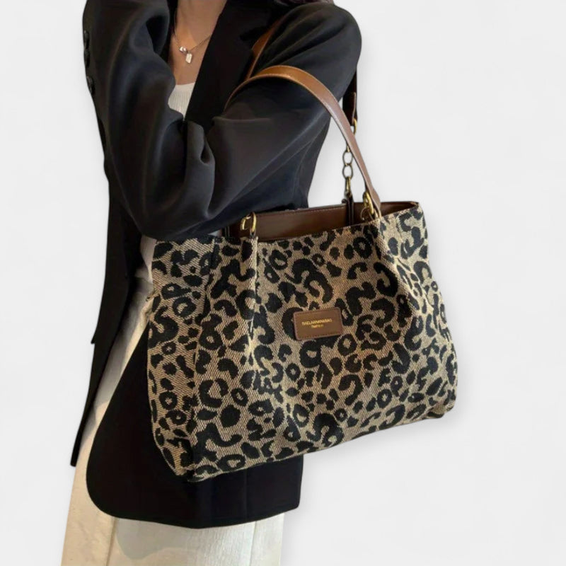 Sac à bandoulière avec imprimé animalier