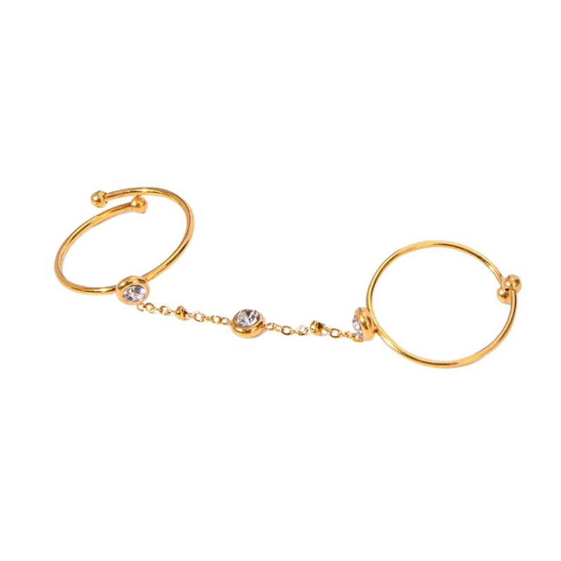Bague chaîne Gold Nova
