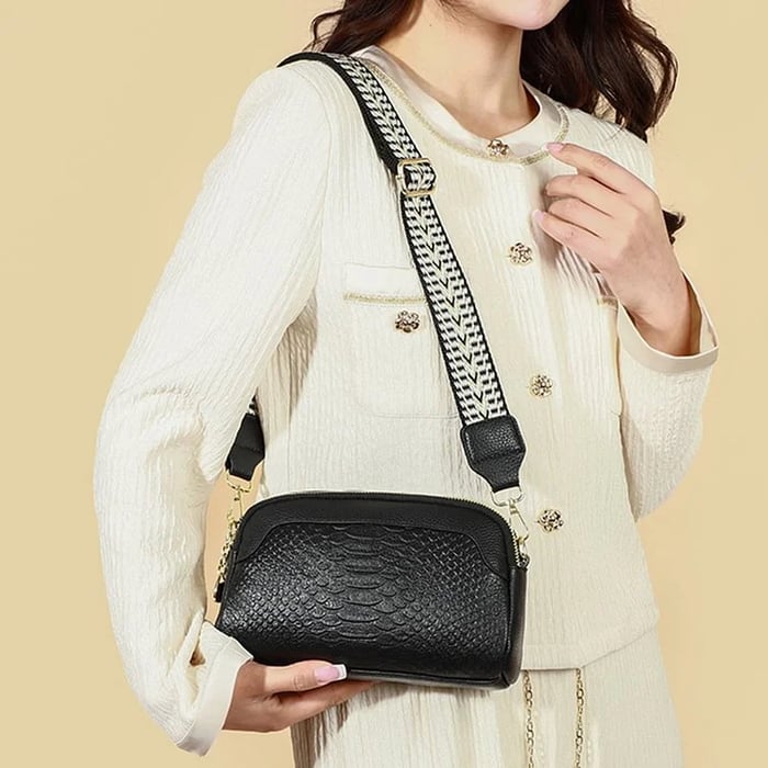 Olivia™ Élégante Allure | Sac Mini Bandoulière à Motif Croco