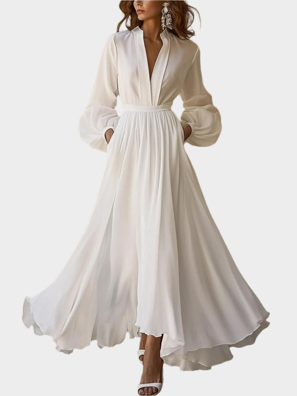 Robe Maxi Blanche Classique
