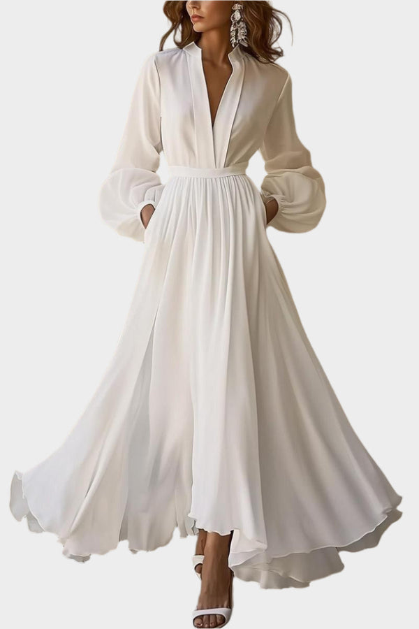 Robe Maxi Blanche Classique
