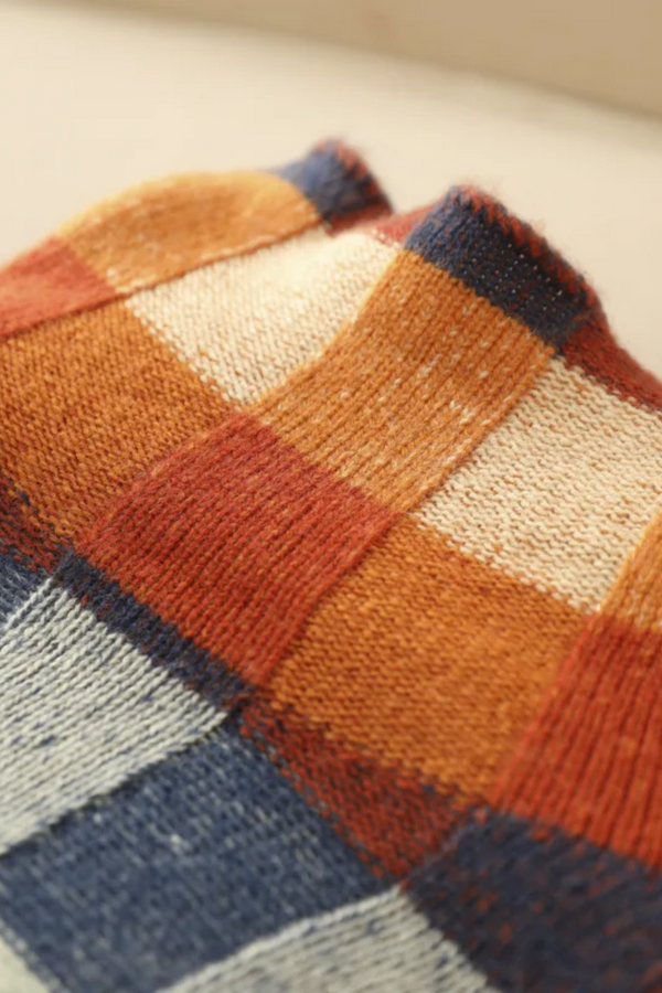 Madi - Col roulé patchwork de luxe