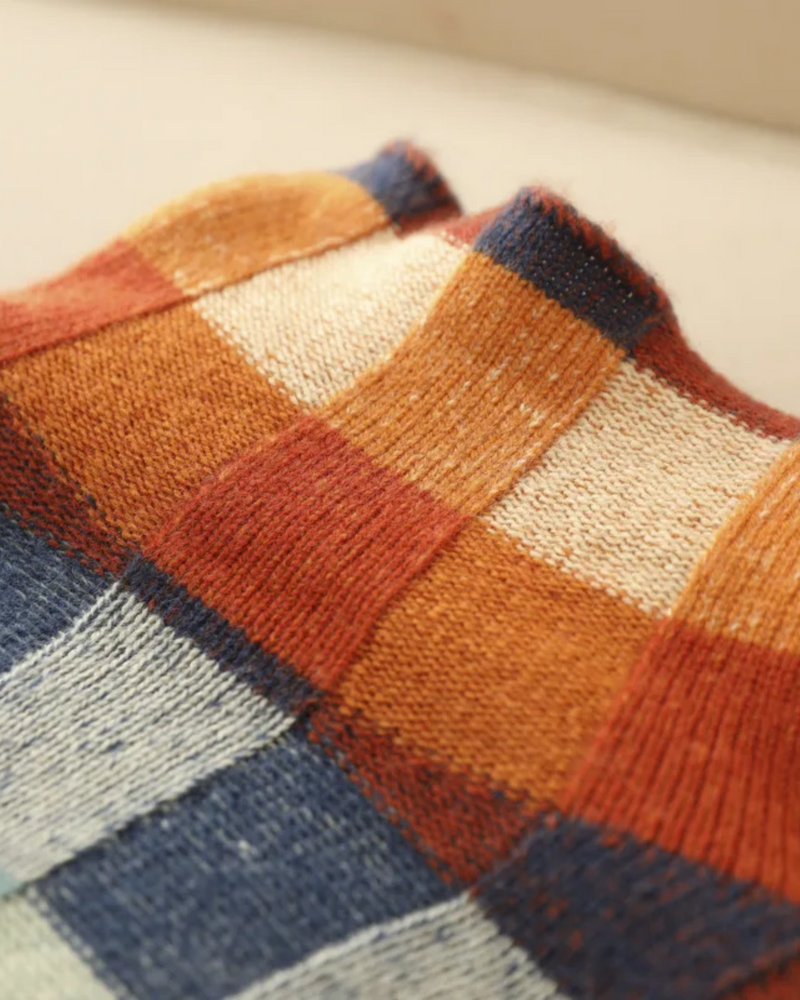 Madi - Col roulé patchwork de luxe