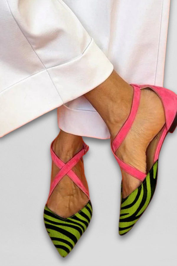 Ballerines avec brides élégantes