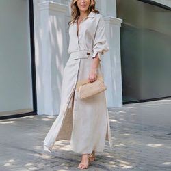 Freedom | Robe Maxi Élégante avec Col en V