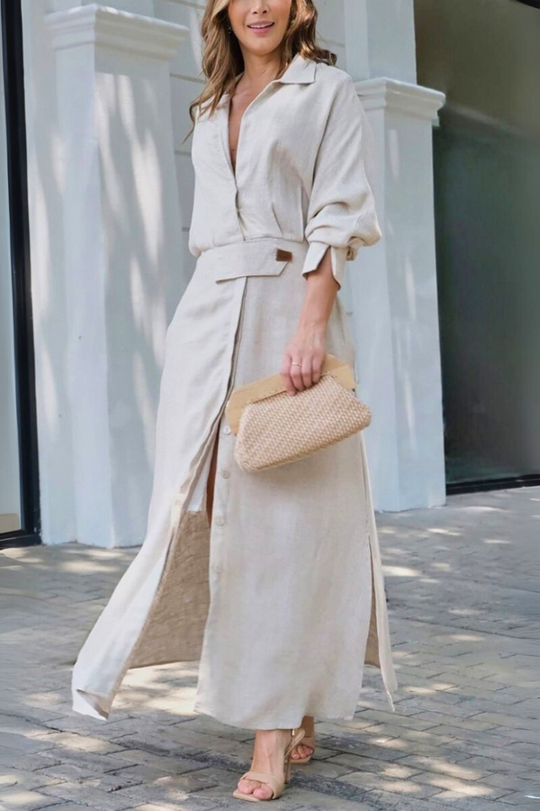 Freedom | Robe Maxi Élégante avec Col en V