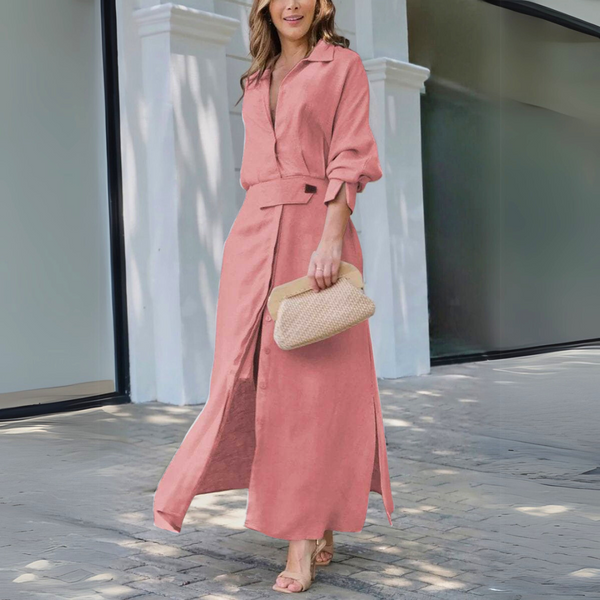Freedom | Robe Maxi Élégante avec Col en V