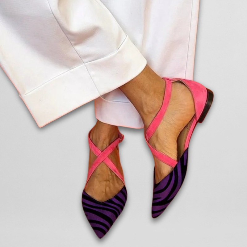 Ballerines avec brides élégantes