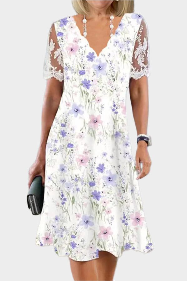 Robe midi romantique