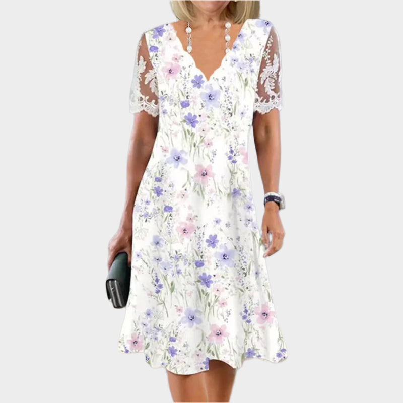 Robe midi romantique