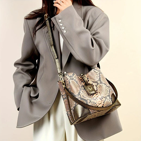 Addison™ - Sac élégant à imprimé serpent