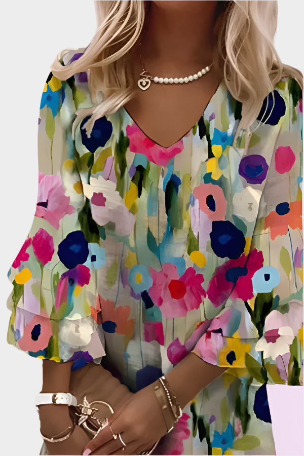 Midi avec design rayé