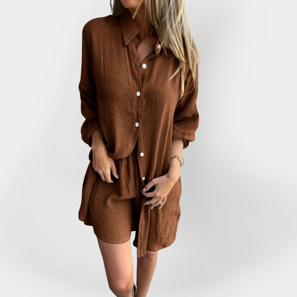 Ensemble blouse et short quotidien