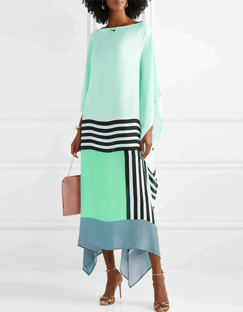 Rilinda | Kaftan élégant avec imprimé géométrique