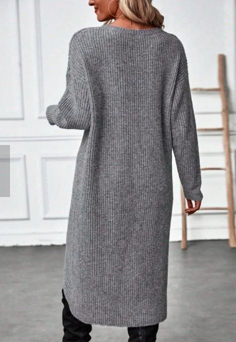 Olivia - Robe longue tricotée