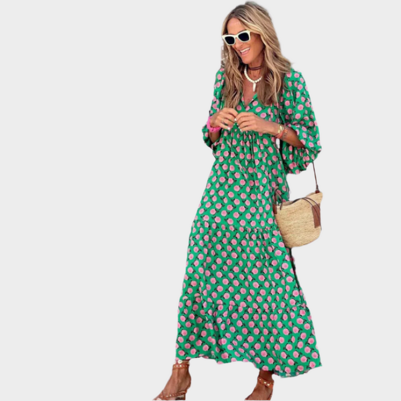 Robe aérée géométrique