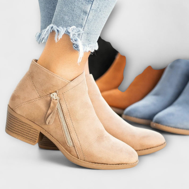 Olivia - Bottes Artivole à talons larges