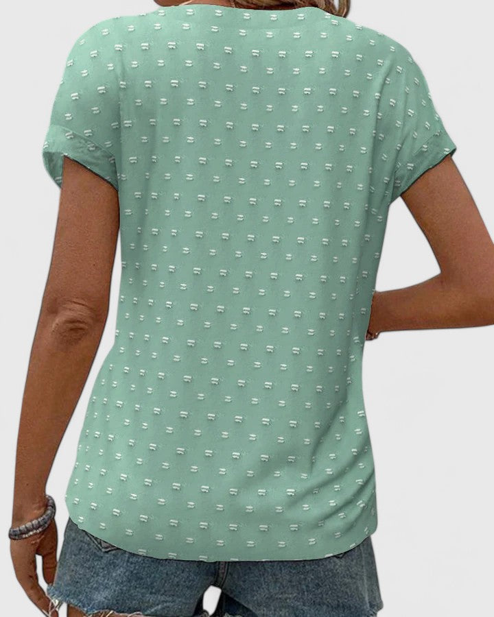 Miles | Chemise confortable à col en V